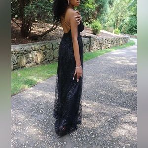 Stacy Glitter Tulle Ball Gown